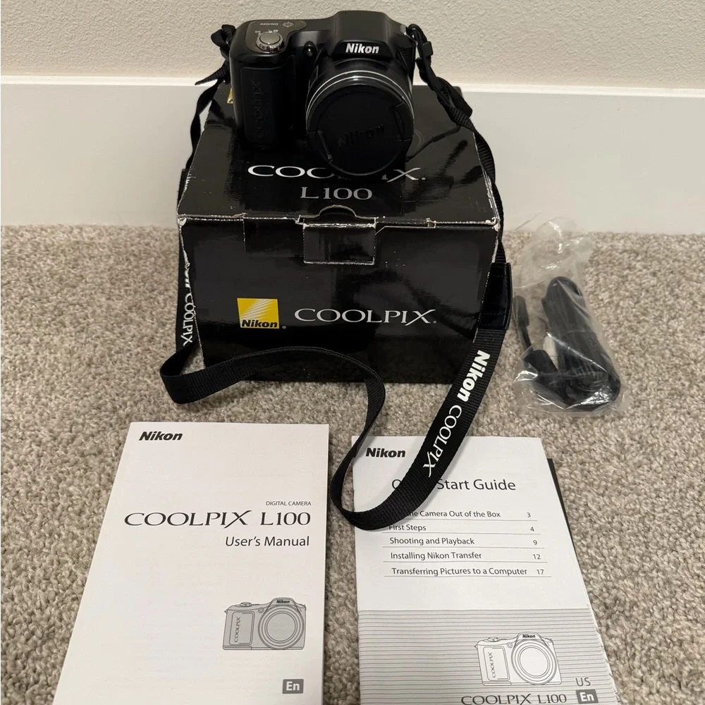Nikon Coolpix L100 10MP Digital Bridge Camera 15x Zoom